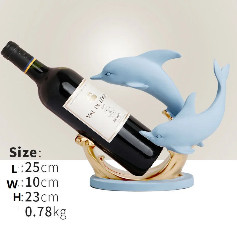 European Creative Crafts Resin Red Wine Holder Frame Dolphin Love Room Decoration Animal Figurines
European Creative Crafts Resin Red Wine Holder Frame Dolphin Love Room Decoration Animal Figurines