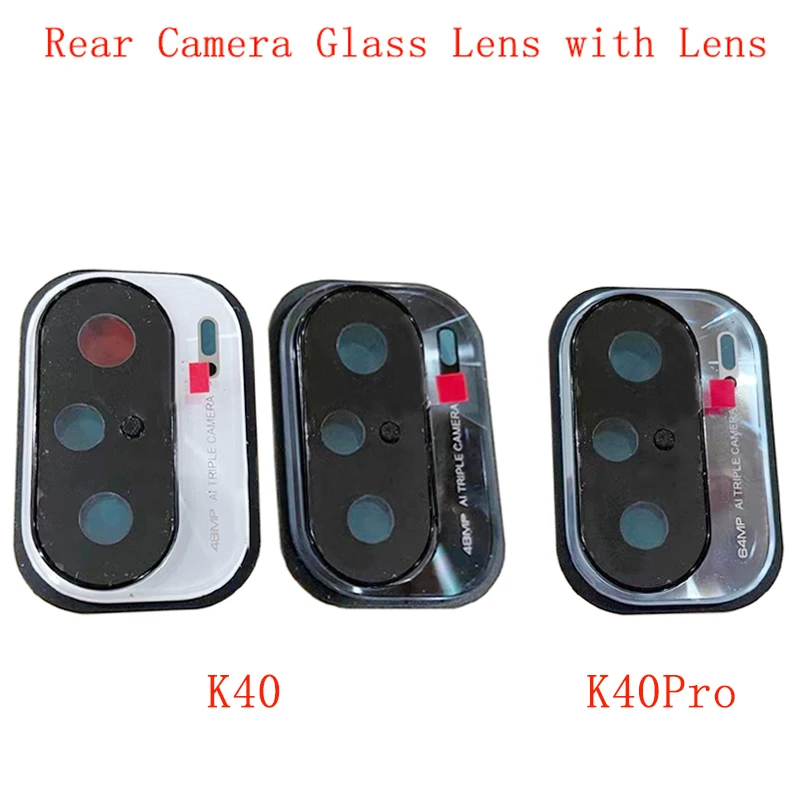 Rear Back Camera Lens Glass with Frame Holder For Xiaomi Redmi K40 K40Pro K40Pro Plus Replacement Repair Spare Parts
Rear Back Camera Lens Glass with Frame Holder For Xiaomi Redmi K40 K40Pro K40Pro Plus Replacement Repair Spare Parts