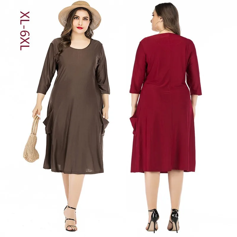 COCOEPPS 2020 Summer Women Dress Plus Size Dress Casual Vestidos Spring Women Ladies Clothing big Size Loose Dresses
COCOEPPS 2020 Summer Women Dress Plus Size Dress Casual Vestidos Spring Women Ladies Clothing big Size Loose Dresses