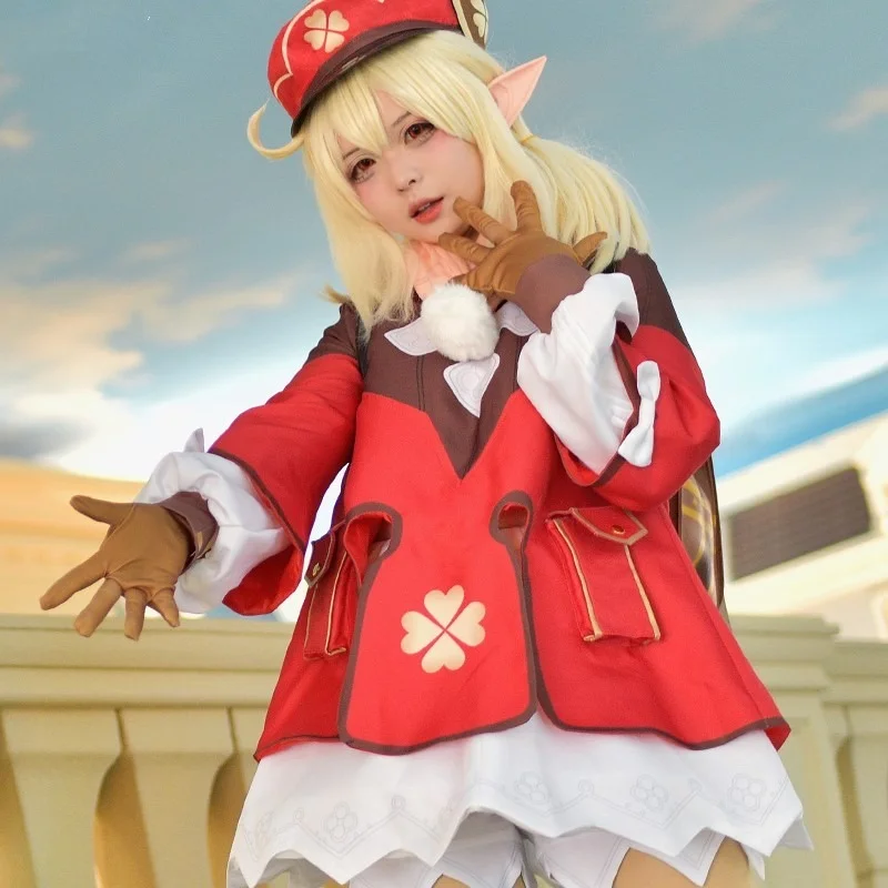 Hot Game Kids Adult Size Genshin Impact Project Mondstadt Klee Dress Uniform Outfit Games Cosplay Costumes Set
Hot Game Kids Adult Size Genshin Impact Project Mondstadt Klee Dress Uniform Outfit Games Cosplay Costumes Set