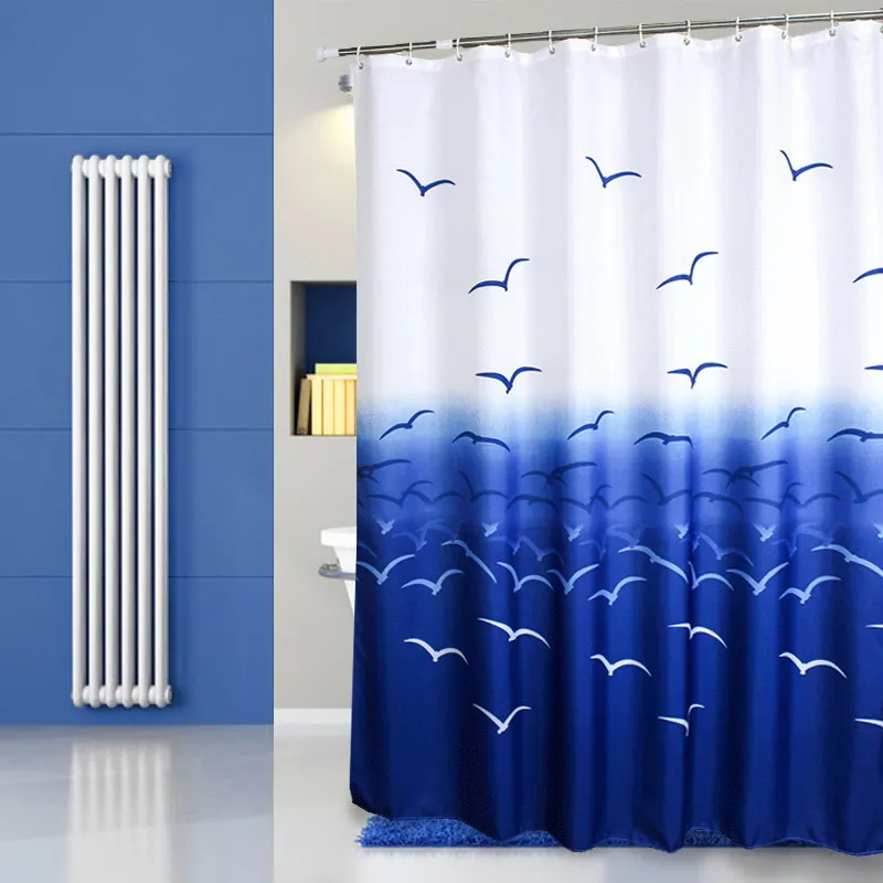 Shower Curtain Fabric Blue Bathroom Bathroom Waterproof Bird Curtain Shower White Cortina De Ducha Shower Accessories AC50SC
Shower Curtain Fabric Blue Bathroom Bathroom Waterproof Bird Curtain Shower White Cortina De Ducha Shower Accessories AC50SC