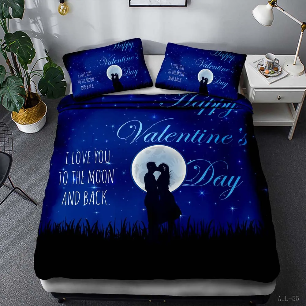 Happy Valentine's Day Bedding Set 3D Digital Printing With Pillowcase Cute Bedroom Home Decoration Adult Couple Marry
Happy Valentine's Day Bedding Set 3D Digital Printing With Pillowcase Cute Bedroom Home Decoration Adult Couple Marry