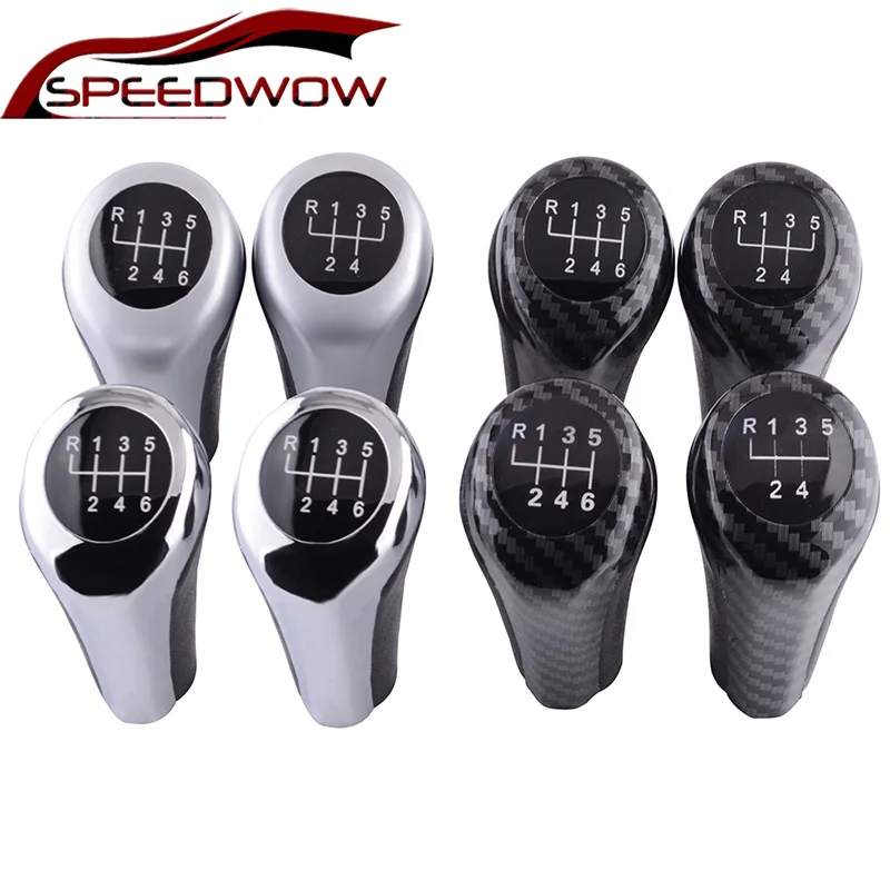 SPEEDWOW Car Gear Shift Knob MT Gear Stick Knob Carbon Fiber 5 6 Speed For BMW 1 3 5 6 Series E46 E53 E60 E61 E65 E90 E91 E92
SPEEDWOW Car Gear Shift Knob MT Gear Stick Knob Carbon Fiber 5 6 Speed For BMW 1 3 5 6 Series E46 E53 E60 E61 E65 E90 E91 E92