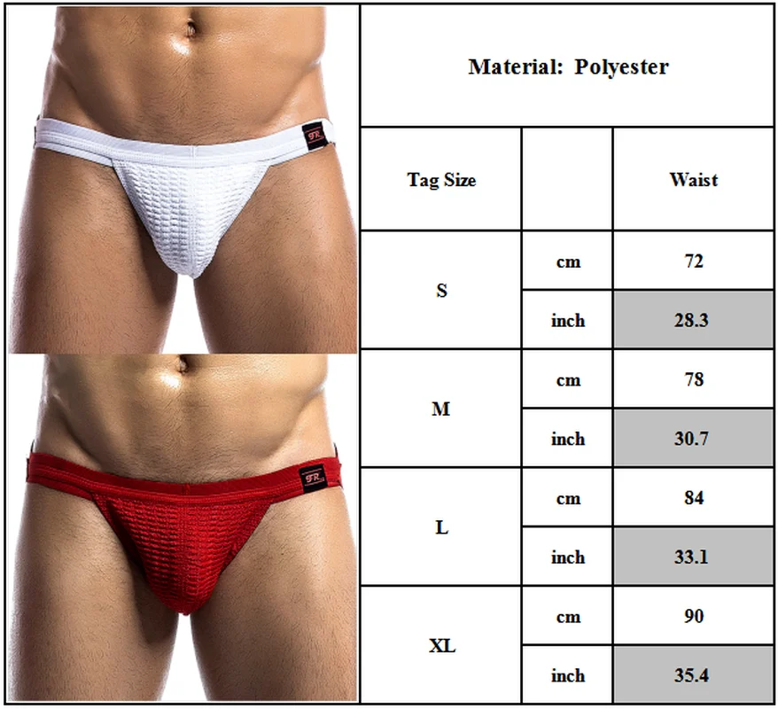 New Style Mens Sexy Briefs Pouch Underwear Jockstrap G-string Panties Lingerie Underpants Universal Fashion
New Style Mens Sexy Briefs Pouch Underwear Jockstrap G-string Panties Lingerie Underpants Universal Fashion