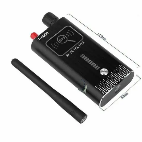 T6000 Anti-Spy GPS Signal Lens RF Tracker Camera GSM SPY Bug Detector Anti Candid Camera GPS Tracker Wireless Audio Bug Finder
T6000 Anti-Spy GPS Signal Lens RF Tracker Camera GSM SPY Bug Detector Anti Candid Camera GPS Tracker Wireless Audio Bug Finder