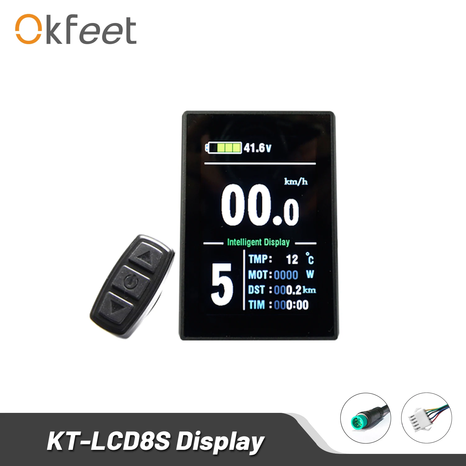 Okfeet Kt-LCD 8S eBike 36V 48V дисплей для электрического велосипеда KT LCD 8H дисплей для электрического велосипеда
Okfeet Kt-LCD 8S eBike 36V 48V дисплей для электрического велосипеда KT LCD 8H дисплей для электрического велосипеда