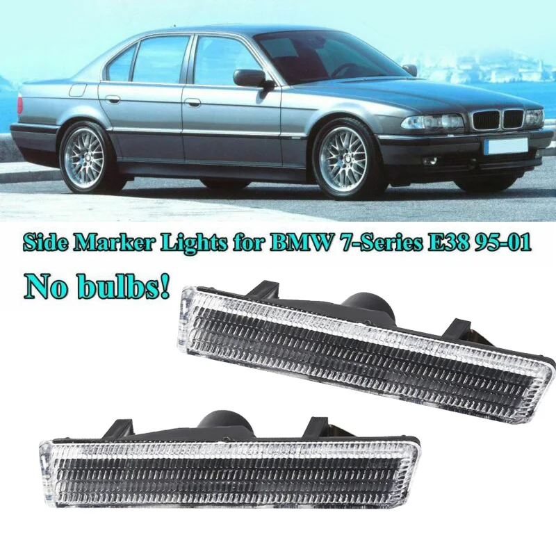 1 Pair Car Front Turn Signal Lamp Side Marker Lights Replace For BMW 7 Series E38 1995-2001 Signals Lamps Assembly Car Lights
1 Pair Car Front Turn Signal Lamp Side Marker Lights Replace For BMW 7 Series E38 1995-2001 Signals Lamps Assembly Car Lights