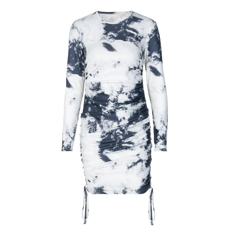 2020 Autumn Women Dress Hot Style Model European and American Long Sleeves Drawstring Lace-up Stacked Bodycon Dress
2020 Autumn Women Dress Hot Style Model European and American Long Sleeves Drawstring Lace-up Stacked Bodycon Dress