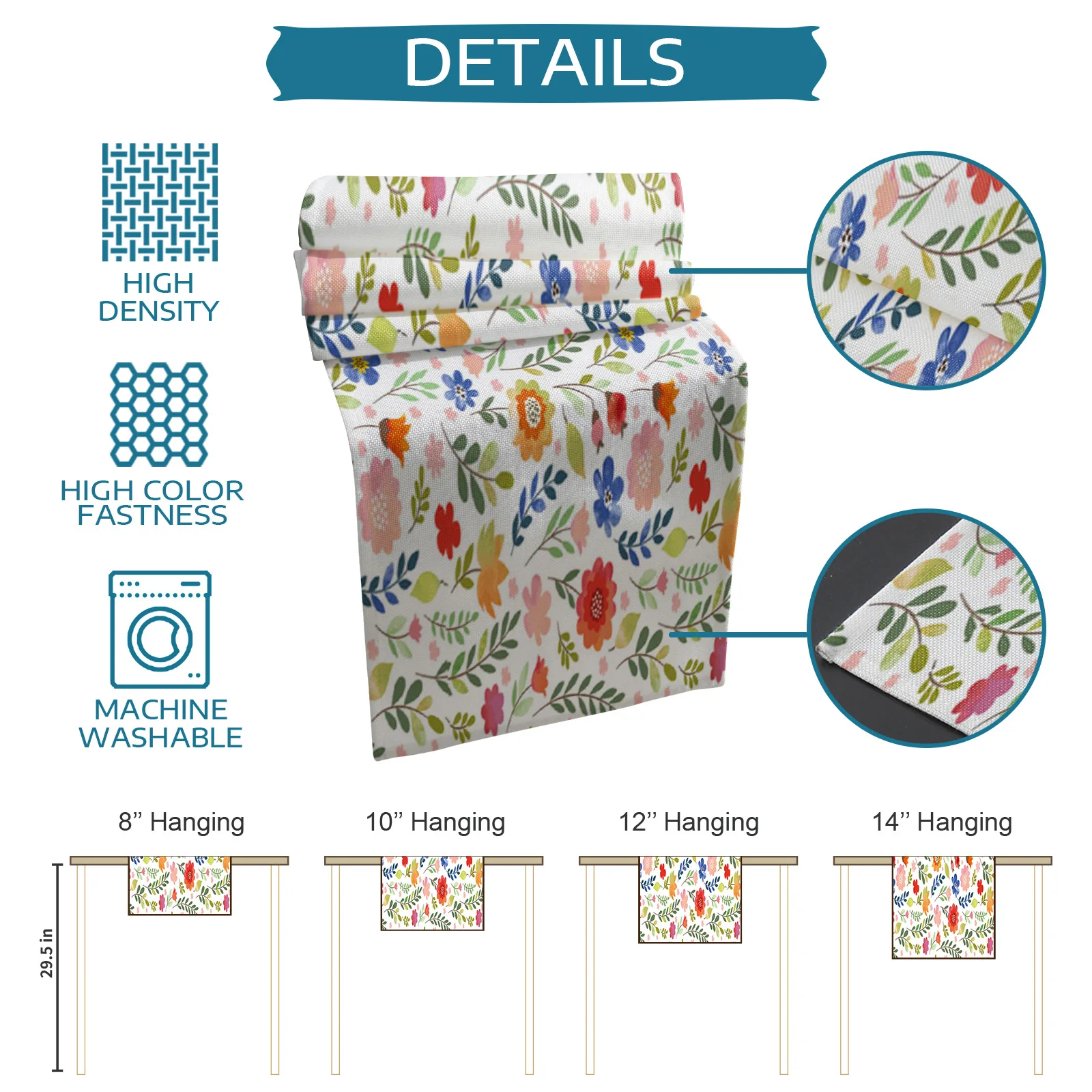 Flowers Grass Cartoon Table Runner Kitchen Decor Tablecloth Placemat Hotel Home Wedding Decor Table Runners
Flowers Grass Cartoon Table Runner Kitchen Decor Tablecloth Placemat Hotel Home Wedding Decor Table Runners