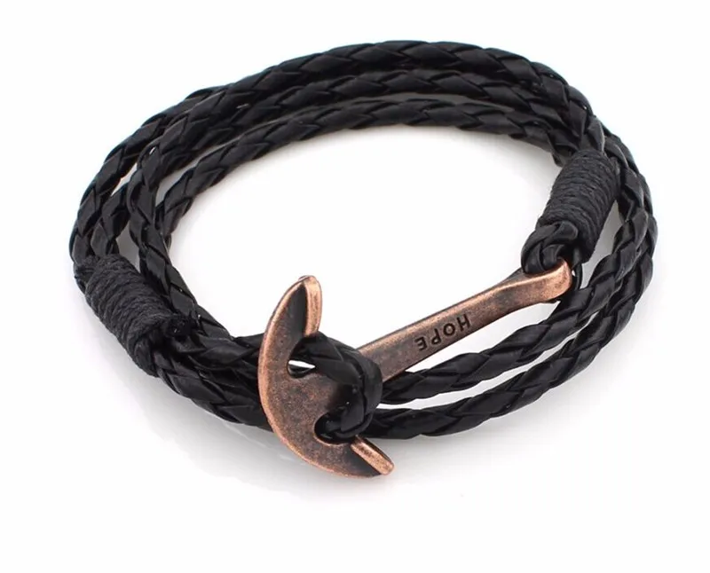 PU Leather Men Bracelet Jewelry Hope Anchor Bracelet Wristband Wrap Charm Bracelet for Male Accessories Hand Cuff
PU Leather Men Bracelet Jewelry Hope Anchor Bracelet Wristband Wrap Charm Bracelet for Male Accessories Hand Cuff