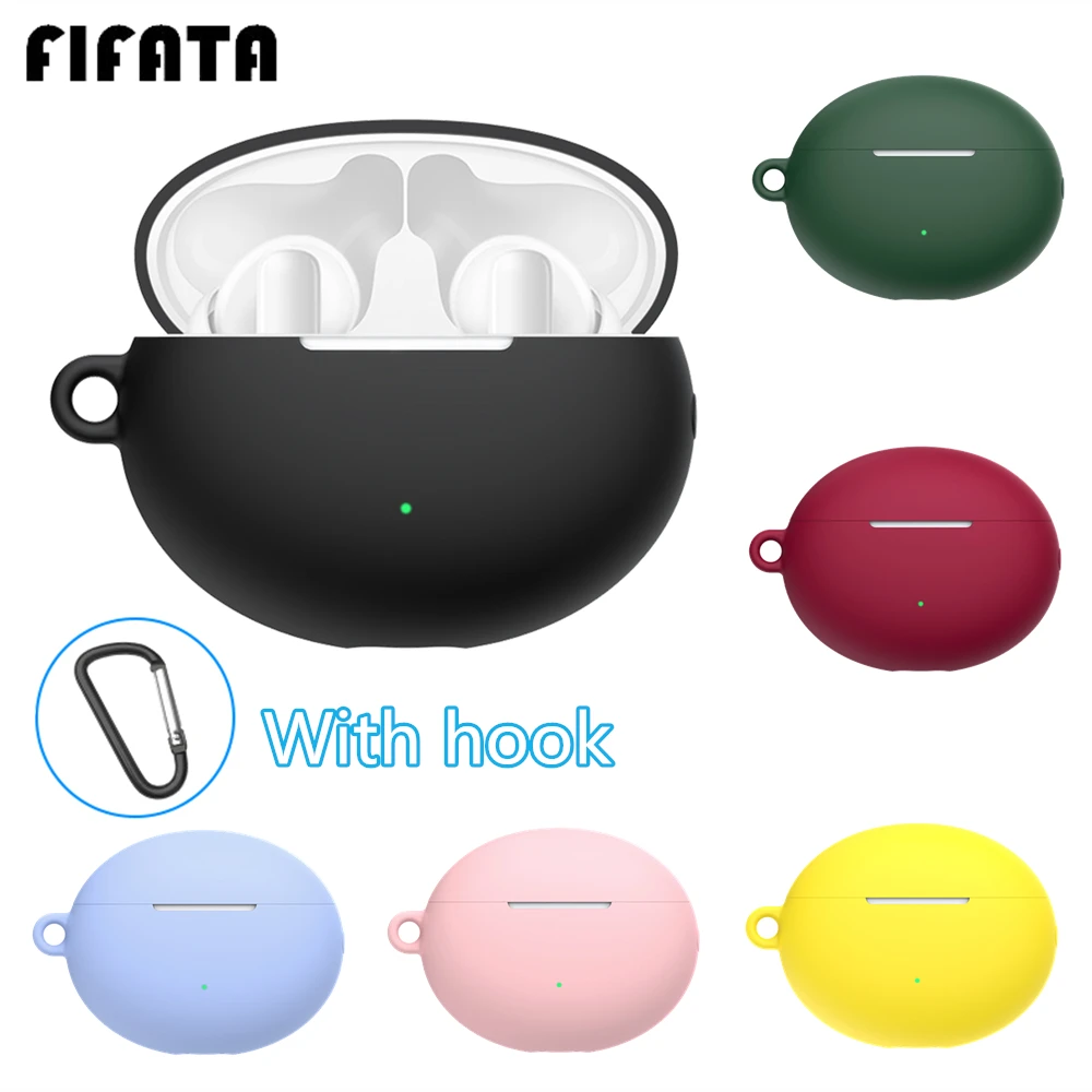 Силиконовый чехол для наушников FIFATA Huawei Freebuds 4i защитный гарнитуры аксессуары с