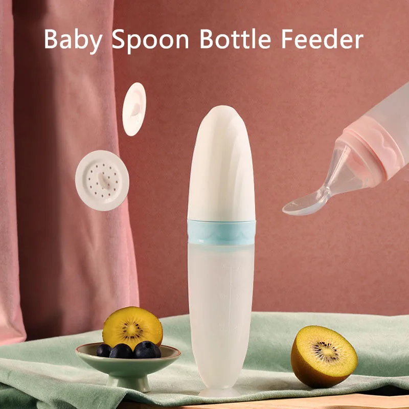 Baby Inner Baby Spoon Bottle Feeder Silica Gel and PP Material Feeding with Spoon Feeder Integrated Food Feeding Spoon 6 Months
Baby Inner Baby Spoon Bottle Feeder Silica Gel and PP Material Feeding with Spoon Feeder Integrated Food Feeding Spoon 6 Months