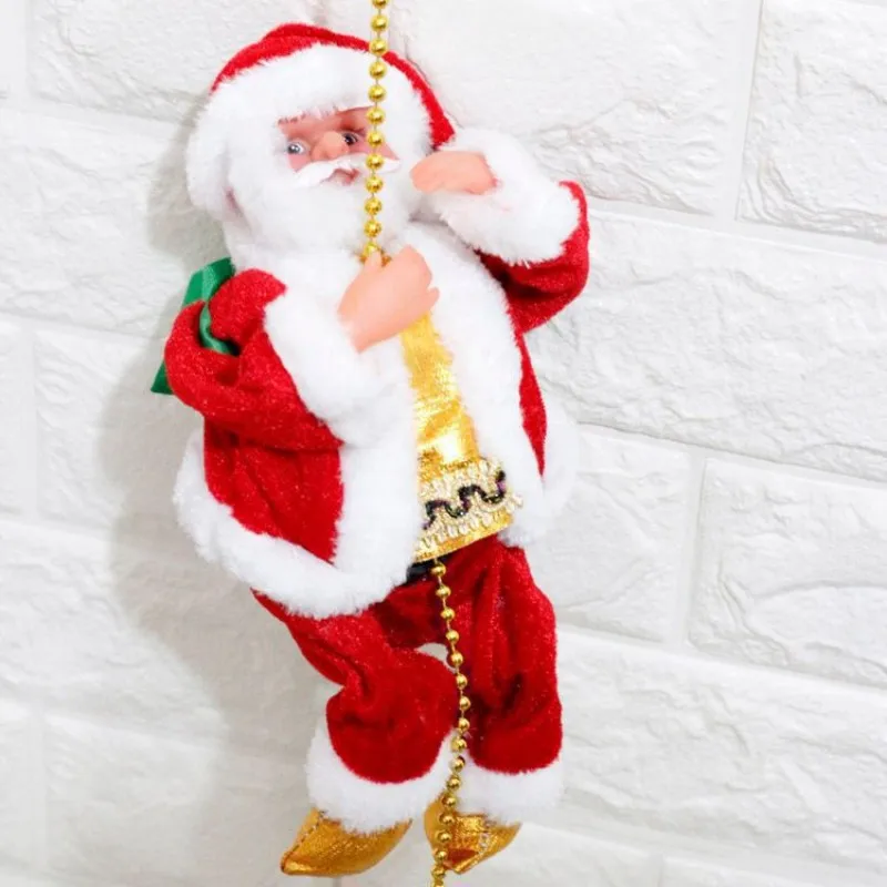 Santa Claus Climbing Beads Battery Operated Electric Climb Up and Down Climbing Santa with Light and Music Christmas Decoration
Santa Claus Climbing Beads Battery Operated Electric Climb Up and Down Climbing Santa with Light and Music Christmas Decoration