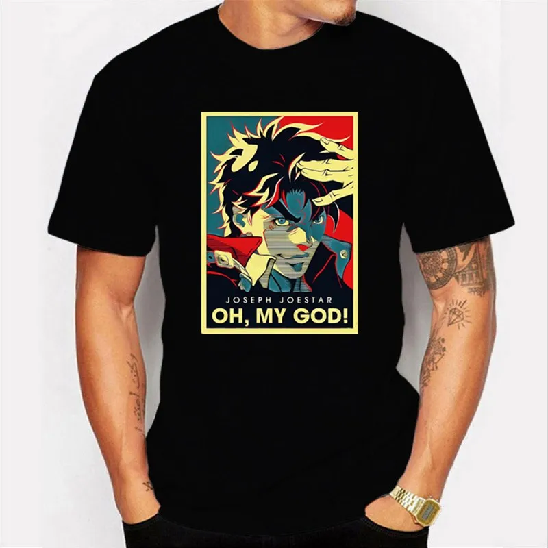 Oh My God Joseph Printed Men's T-shirt Japanese Men's Short Sleeve Fashion Top Pure Cotton T-shirt
Oh My God Joseph Printed Men's T-shirt Japanese Men's Short Sleeve Fashion Top Pure Cotton T-shirt