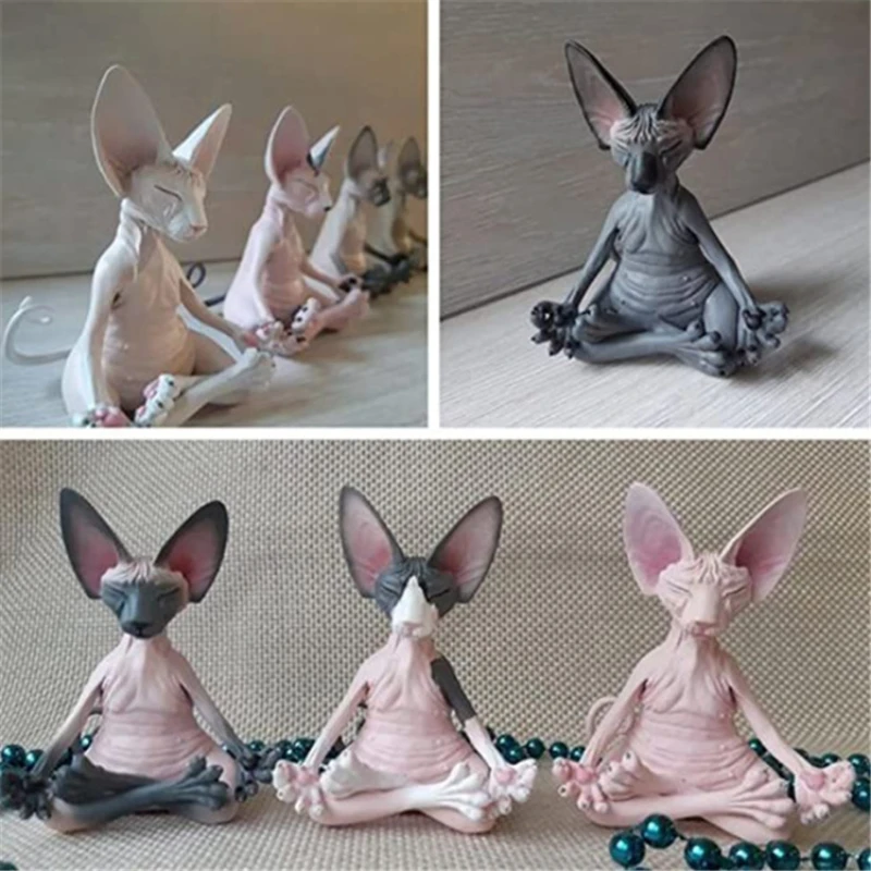BUF Sphinx Cat Figurine Buddha Sphinx Figurine Meditation Garden Art Sculptures Outdoor Garden Statues Figurines Decoration
BUF Sphinx Cat Figurine Buddha Sphinx Figurine Meditation Garden Art Sculptures Outdoor Garden Statues Figurines Decoration