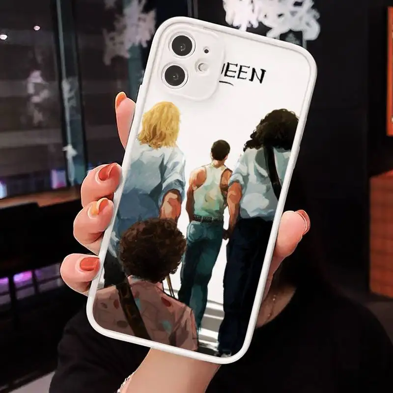 British band Freddie Mercury Queen Phone Case matte transparent For iphone 7 8 11 12 plus mini x xs xr pro max cover 
British band Freddie Mercury Queen Phone Case matte transparent For iphone 7 8 11 12 plus mini x xs xr pro max cover