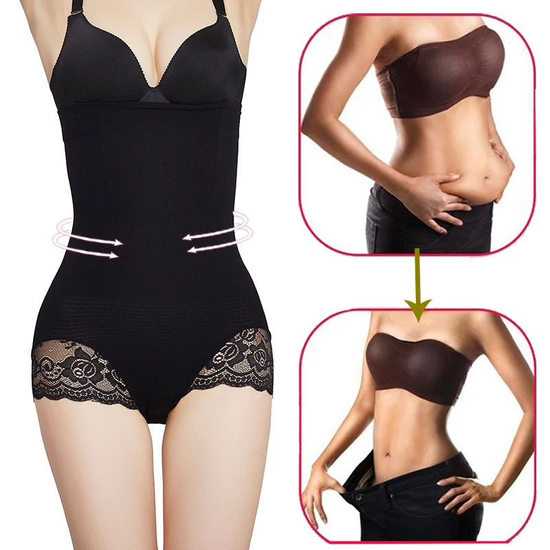 Lace Women Seamless Fat Burning Slimming Abdomen Control Knickers Body Shaper Pants High Waist Hip Raise Shapewear
Lace Women Seamless Fat Burning Slimming Abdomen Control Knickers Body Shaper Pants High Waist Hip Raise Shapewear