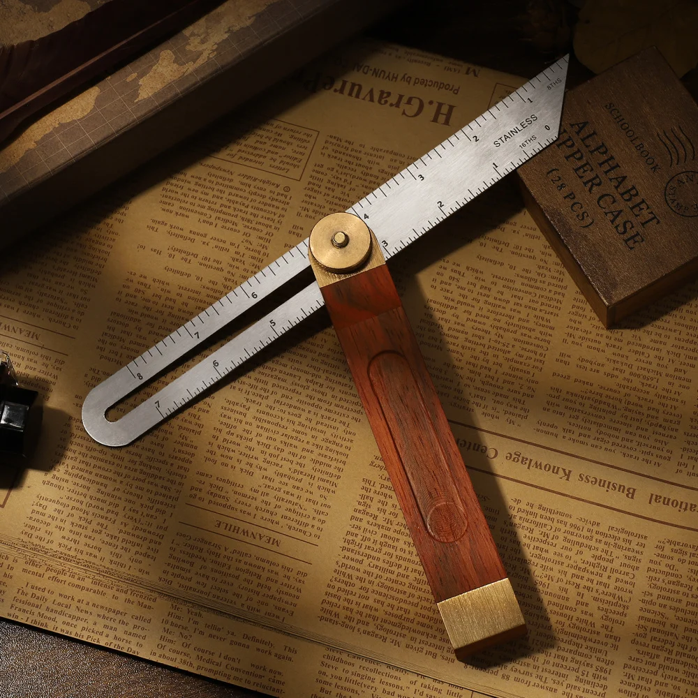 DOITOOL 9" T-Bevel Sliding Angle Ruler Multi-angle Adjustable Gauge Measurement Tool Hardwood Handle with Metric & Imperial
DOITOOL 9" T-Bevel Sliding Angle Ruler Multi-angle Adjustable Gauge Measurement Tool Hardwood Handle with Metric & Imperial