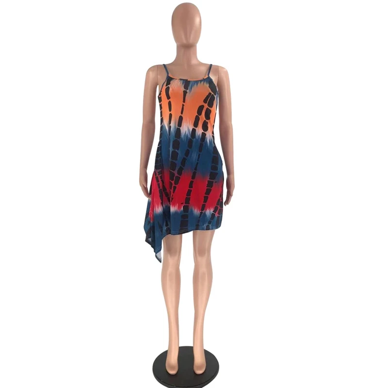 Tie Dye Spaghetti Strap Mini Dress Plus Size Women Clothing Summer Outfit Sexy Beachwear Off Shoulder Night Club Dresses
Tie Dye Spaghetti Strap Mini Dress Plus Size Women Clothing Summer Outfit Sexy Beachwear Off Shoulder Night Club Dresses