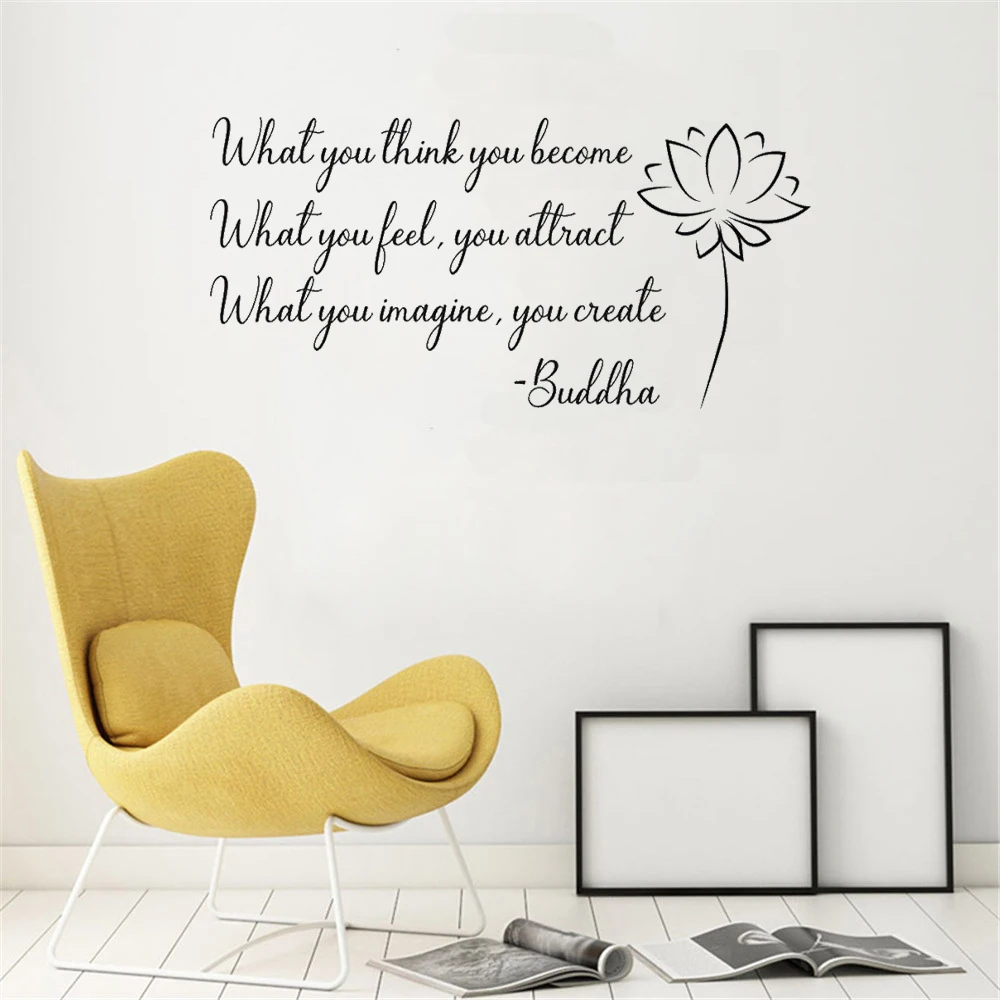 

Buddha Religious Culture Textile Wall Decals Quote Wall Art Sticker Home Decor Removable Vinyl Bedroom Murals dw20779