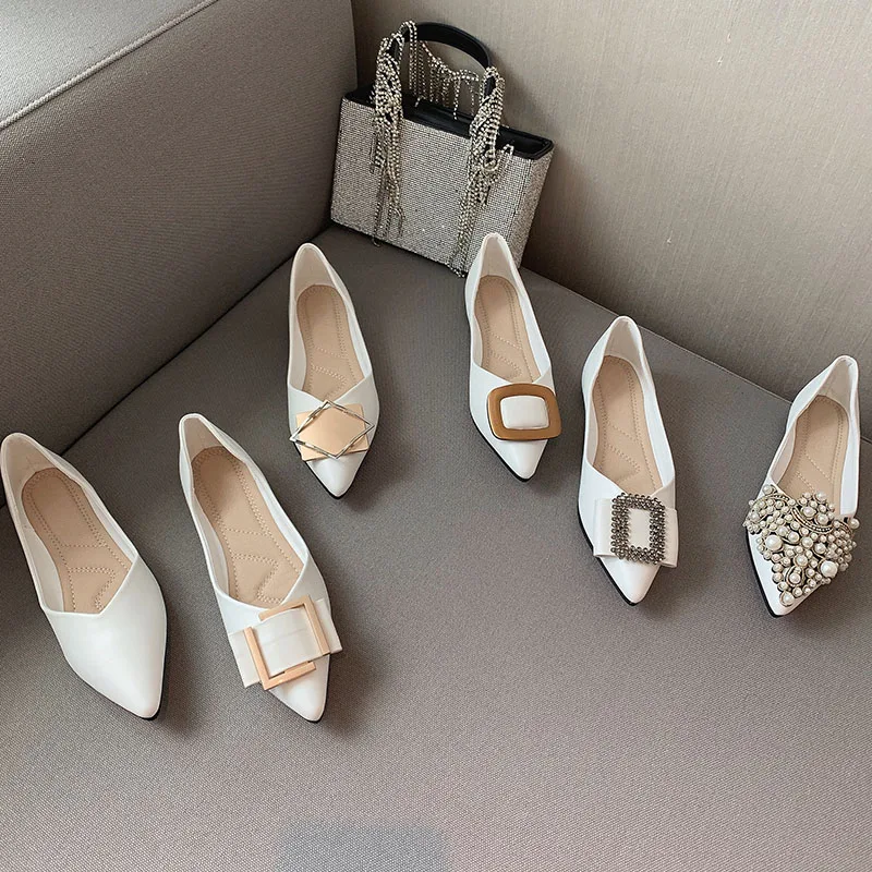 Spring and Summer Pointed Toe Women's Single Shoes Outer Wear Flat Sandals Women's New Style Loafers for Women 2021 Casual Shoe
Spring and Summer Pointed Toe Women's Single Shoes Outer Wear Flat Sandals Women's New Style Loafers for Women 2021 Casual Shoe