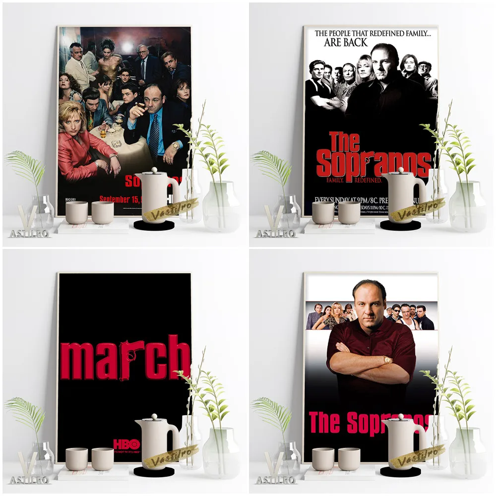 Classic Hot TV Series Show The Sopranos Poster Gangster Mafia Fans Collection Gift Wall Art Vintage Home Decor Canvas Painting
Classic Hot TV Series Show The Sopranos Poster Gangster Mafia Fans Collection Gift Wall Art Vintage Home Decor Canvas Painting