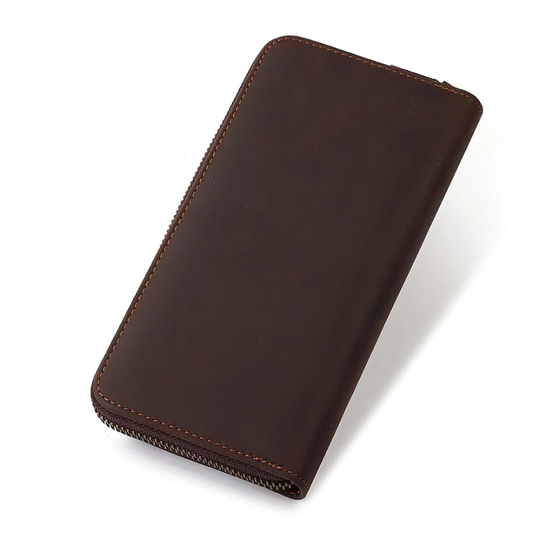 FACTOO Men's Wallets Card Holder RFID Anti-Theft Brush Genuine Leather Bag Zipper High Capacity Vintage Purses Male Money Pocket
FACTOO Men's Wallets Card Holder RFID Anti-Theft Brush Genuine Leather Bag Zipper High Capacity Vintage Purses Male Money Pocket