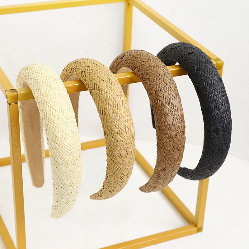 1 PC Wide- brimmed fabric autumn/winter hairband Straw Styling Woman Accessories with Padded Headwear for Girl
1 PC Wide- brimmed fabric autumn/winter hairband Straw Styling Woman Accessories with Padded Headwear for Girl