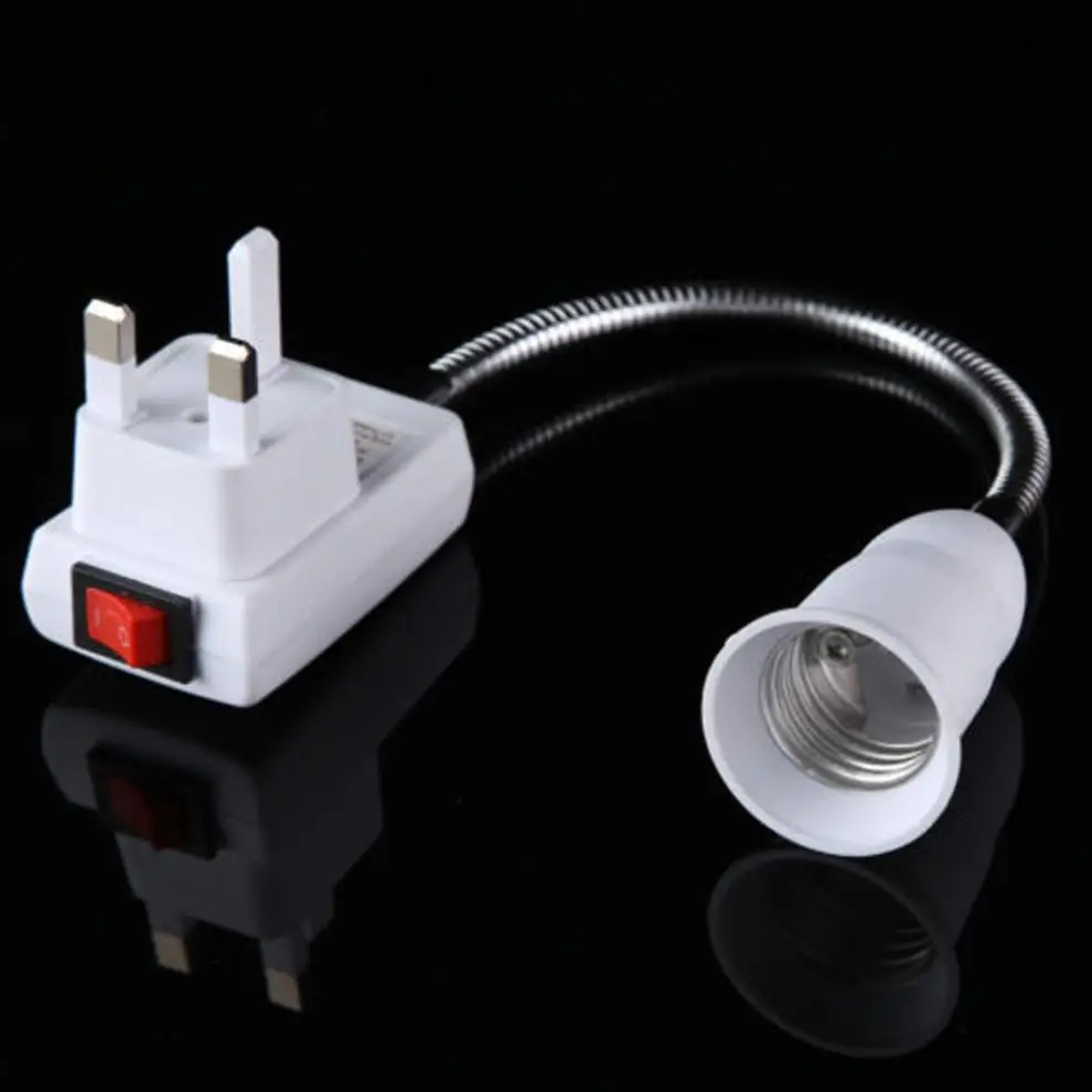 E27 Lamp Bulbs Adapter Converter Flexible Extension Holder On Off Switch for Simple Table Lamp / Wall Spotlight / Desk Lamp
E27 Lamp Bulbs Adapter Converter Flexible Extension Holder On Off Switch for Simple Table Lamp / Wall Spotlight / Desk Lamp