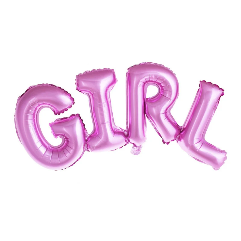 Gender Secret Balloon Boy Girl Letter Aluminum Foil Balloon Boy Girl Birthday Party Decoration Aluminum Film Balloon 
Gender Secret Balloon Boy Girl Letter Aluminum Foil Balloon Boy Girl Birthday Party Decoration Aluminum Film Balloon