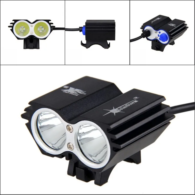 Waterproof USB Bike Light 8000LM 2 X T6 LED Front Bicycle Headlight Dual Lamps for Cycling No Battery 
Waterproof USB Bike Light 8000LM 2 X T6 LED Front Bicycle Headlight Dual Lamps for Cycling No Battery