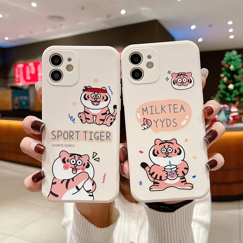 Little Cute Tiger Phone Case for iphone 13 12 11 pro max X XS XR 6 7 8 Plus mini SE2020 Camera Protection Lid Soft Cover
Little Cute Tiger Phone Case for iphone 13 12 11 pro max X XS XR 6 7 8 Plus mini SE2020 Camera Protection Lid Soft Cover