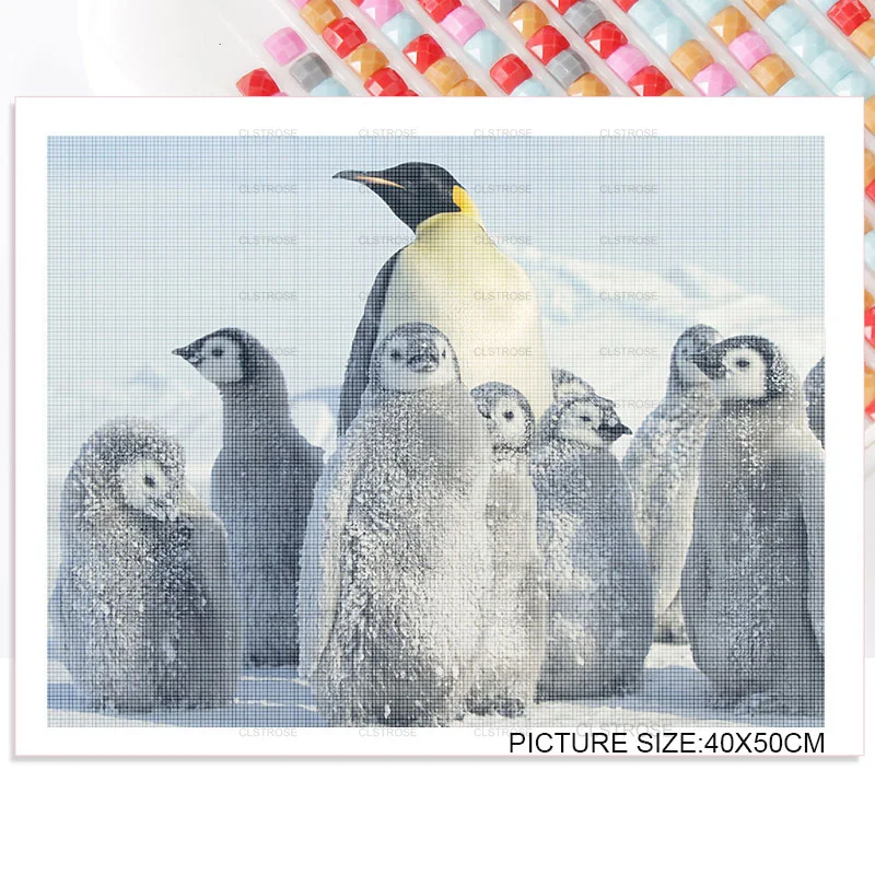 Diy Diamond Painting Acrylic Material Antarctic Snow Penguin Play Scenario Pattern Contemporary Square Round Furniture Painting
Diy Diamond Painting Acrylic Material Antarctic Snow Penguin Play Scenario Pattern Contemporary Square Round Furniture Painting