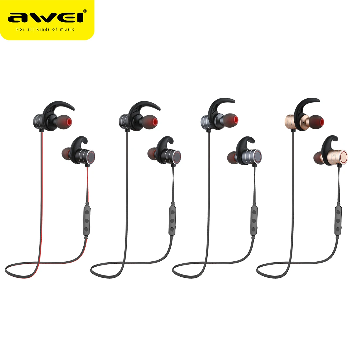 Awei AK9 sports cable headset, TWS wireless high fidelity game headset, headset with microphone
Awei AK9 sports cable headset, TWS wireless high fidelity game headset, headset with microphone