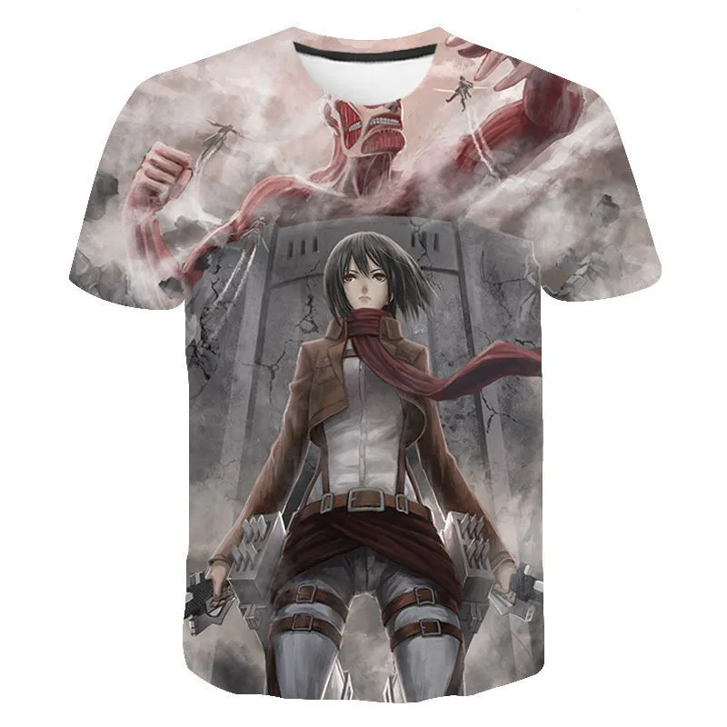 Attack On Titan Anime Clothes Manga Shingeki No Kyojin T Shirt Camisetas For Men Tops Ropa Hombre Tee Camisa Masculina Verano
Attack On Titan Anime Clothes Manga Shingeki No Kyojin T Shirt Camisetas For Men Tops Ropa Hombre Tee Camisa Masculina Verano