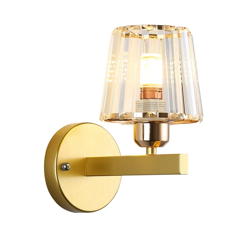 Wall Lamps For Living Room Crystal style Light Bedroom Modern Creativity Glass Metal Lampshade Holder Decorative wall lamp
Wall Lamps For Living Room Crystal style Light Bedroom Modern Creativity Glass Metal Lampshade Holder Decorative wall lamp