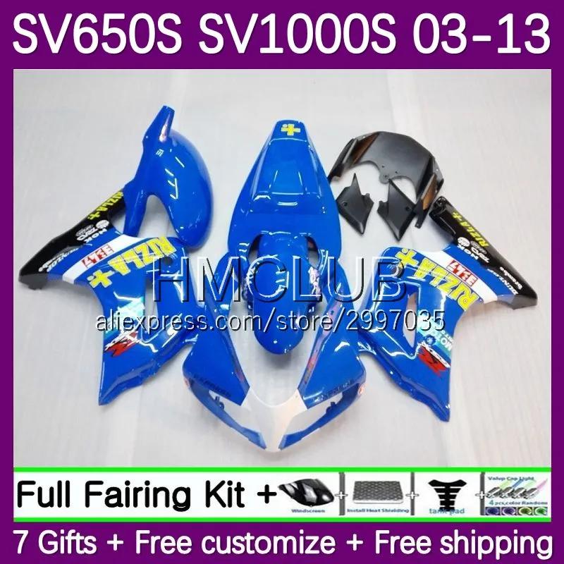 SV1000S For SUZUKI SV650S SV650 SV1000 S 2003 2013 53No.5 SV 650S 1000S 03 04 05 06 07 08 09 10 11 12 13 RIZLA blue Fairings
SV1000S For SUZUKI SV650S SV650 SV1000 S 2003 2013 53No.5 SV 650S 1000S 03 04 05 06 07 08 09 10 11 12 13 RIZLA blue Fairings