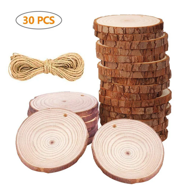 Thick 1 Pack Natural Pine Round Unfinished Wood Slices Circles With Tree Bark Log Discs DIY Crafts Wedding Party Painting
Thick 1 Pack Natural Pine Round Unfinished Wood Slices Circles With Tree Bark Log Discs DIY Crafts Wedding Party Painting