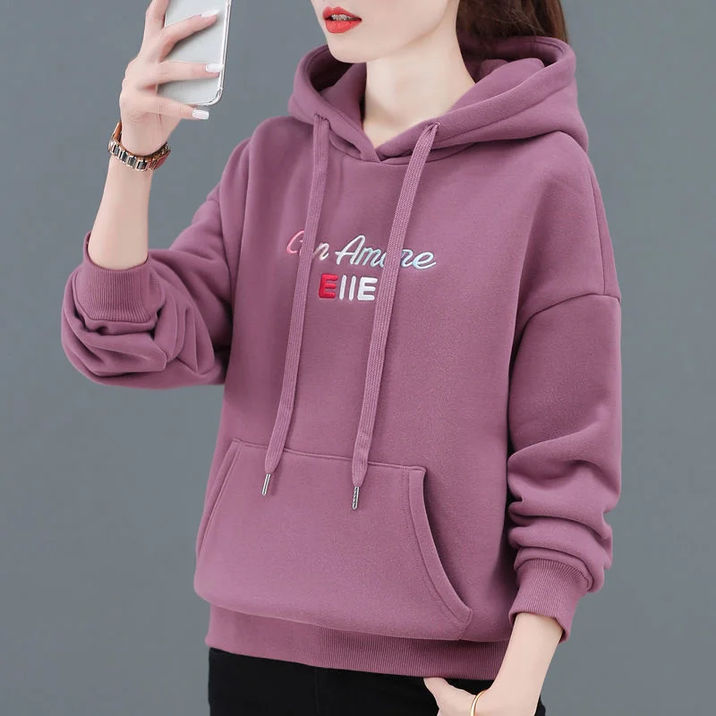 Cotton Fabric Fleece And Thick Warm Hoodies For Women 2021 Winter Loose Oversize Korean Style Pullovers Hooded Ladies Warm Top
Cotton Fabric Fleece And Thick Warm Hoodies For Women 2021 Winter Loose Oversize Korean Style Pullovers Hooded Ladies Warm Top