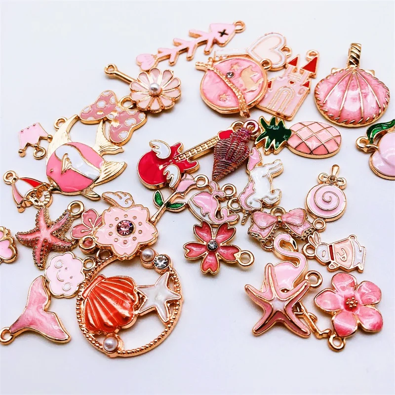 Mixed Enamel Colorful Accessories Fashion shell animal butterfly pink series pendant for DIY Jewelry Making Earrings Findings
Mixed Enamel Colorful Accessories Fashion shell animal butterfly pink series pendant for DIY Jewelry Making Earrings Findings