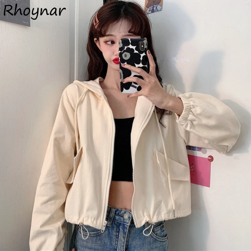 Куртка женская, однотонная, весенняя, одежда Ulzzang, с карманами, универсальная, уличная, плиссированная, мягкая, для отдыха, свободная
Куртка женская, однотонная, весенняя, одежда Ulzzang, с карманами, универсальная, уличная, плиссированная, мягкая, для отдыха, свободная