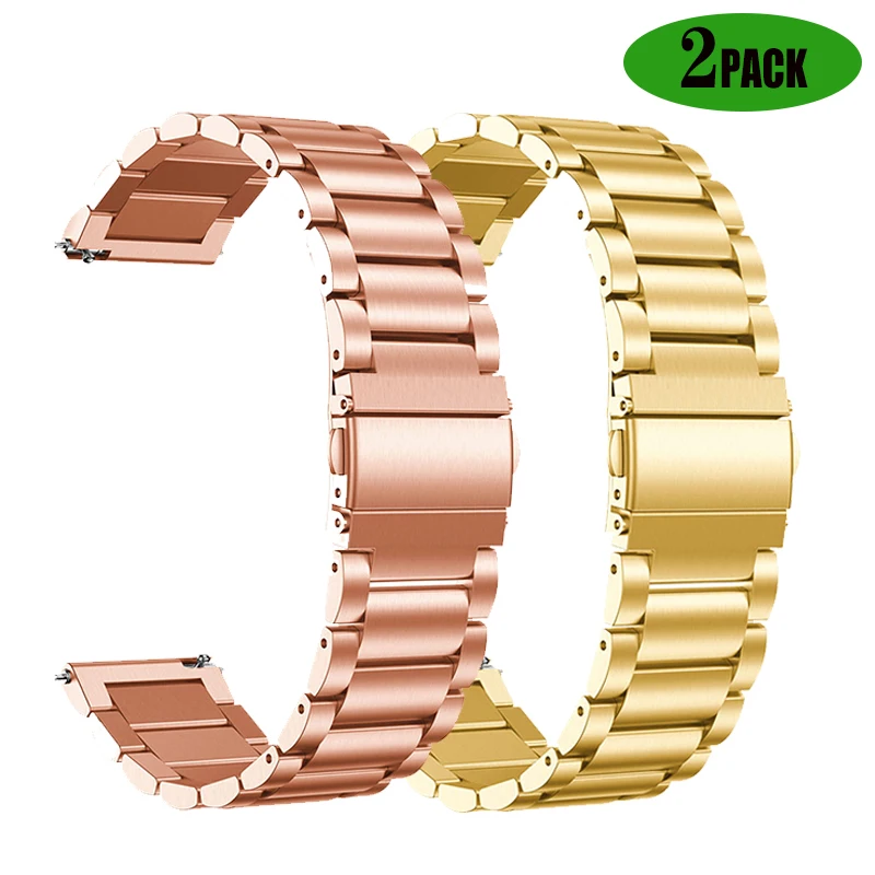 2Pack Metal Wristband For Huawei Watch GT 2 42mm/Honor magic 2 42mm Bracelet Stainless strap For Galaxy watch4 classic 46mm
2Pack Metal Wristband For Huawei Watch GT 2 42mm/Honor magic 2 42mm Bracelet Stainless strap For Galaxy watch4 classic 46mm