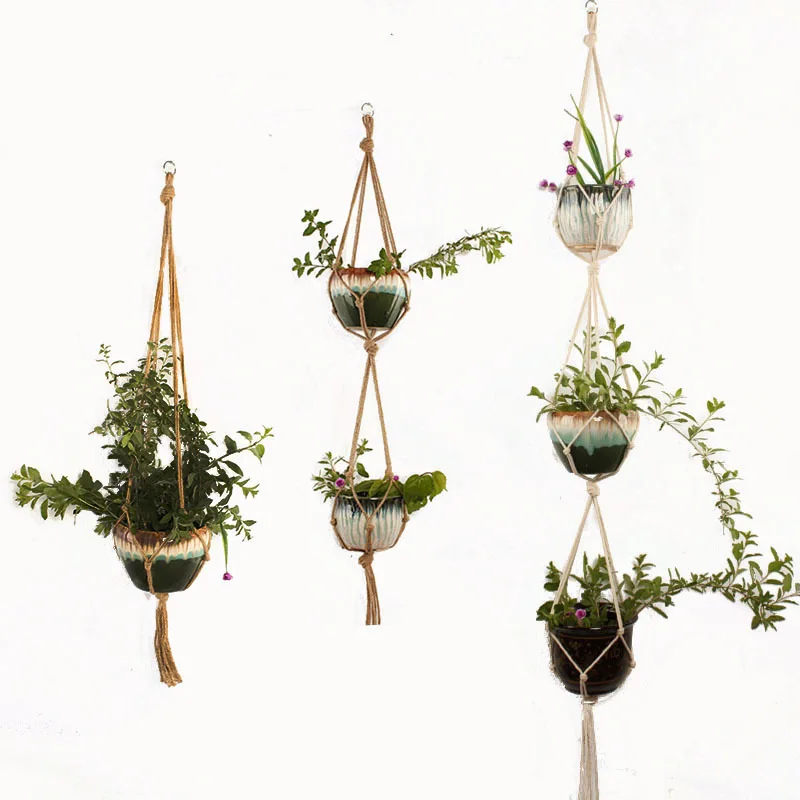 Home Decor hanging basket wall hanger Garden handmade macrame plant hanger flower pot decoration countyard garden
Home Decor hanging basket wall hanger Garden handmade macrame plant hanger flower pot decoration countyard garden