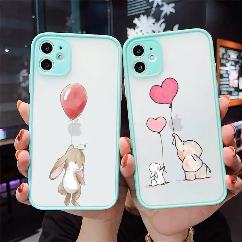 Balloon mouse Elephant rabbit Phone Case Matte For iPhone 12 Mini 11 Pro XR XS Max 7 8 Plus X Hard PC Back Cover
Balloon mouse Elephant rabbit Phone Case Matte For iPhone 12 Mini 11 Pro XR XS Max 7 8 Plus X Hard PC Back Cover