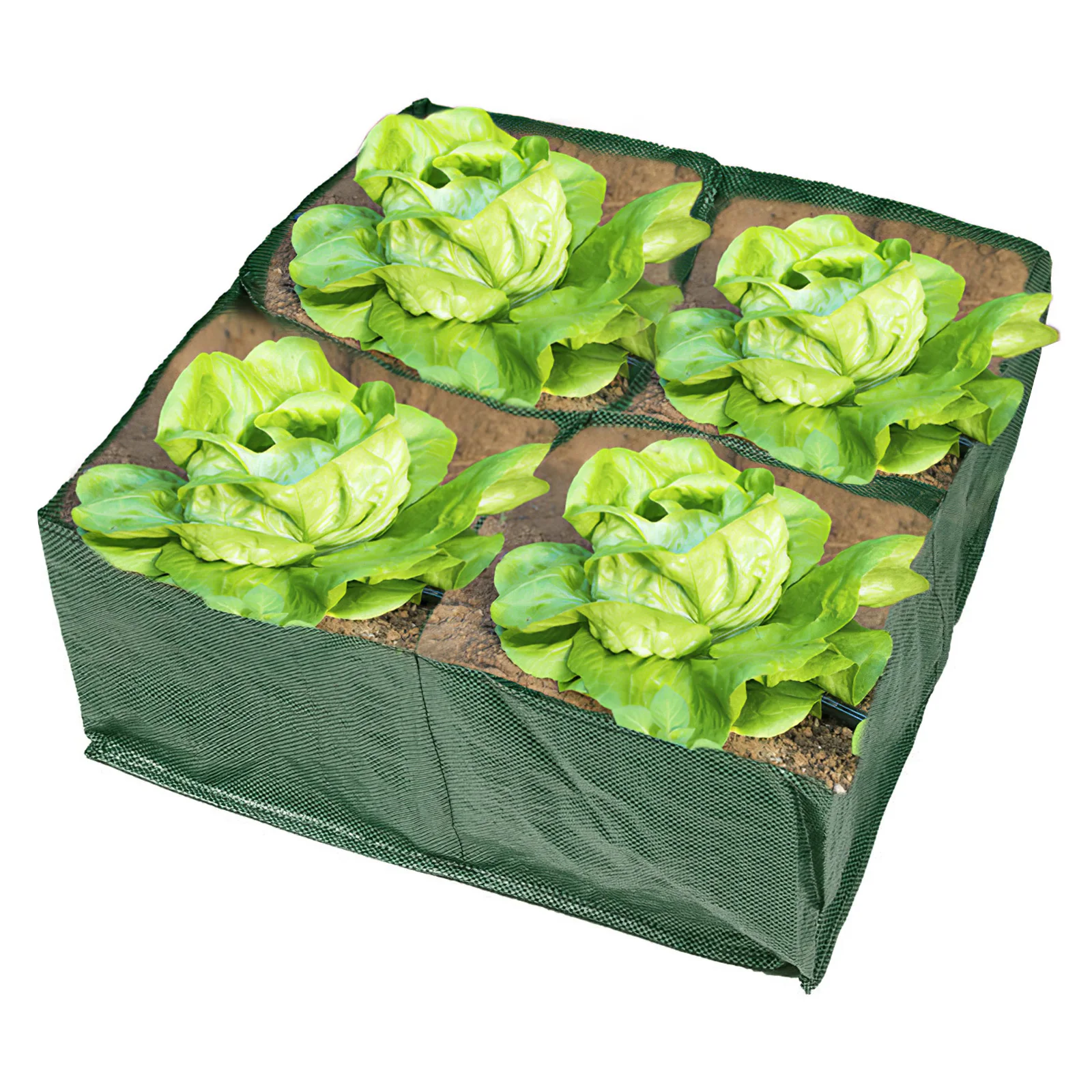 4 Divided Grids Planting Bag Breathable Hole Reusable Space Saving Planting Soil Container Growing Holder
4 Divided Grids Planting Bag Breathable Hole Reusable Space Saving Planting Soil Container Growing Holder