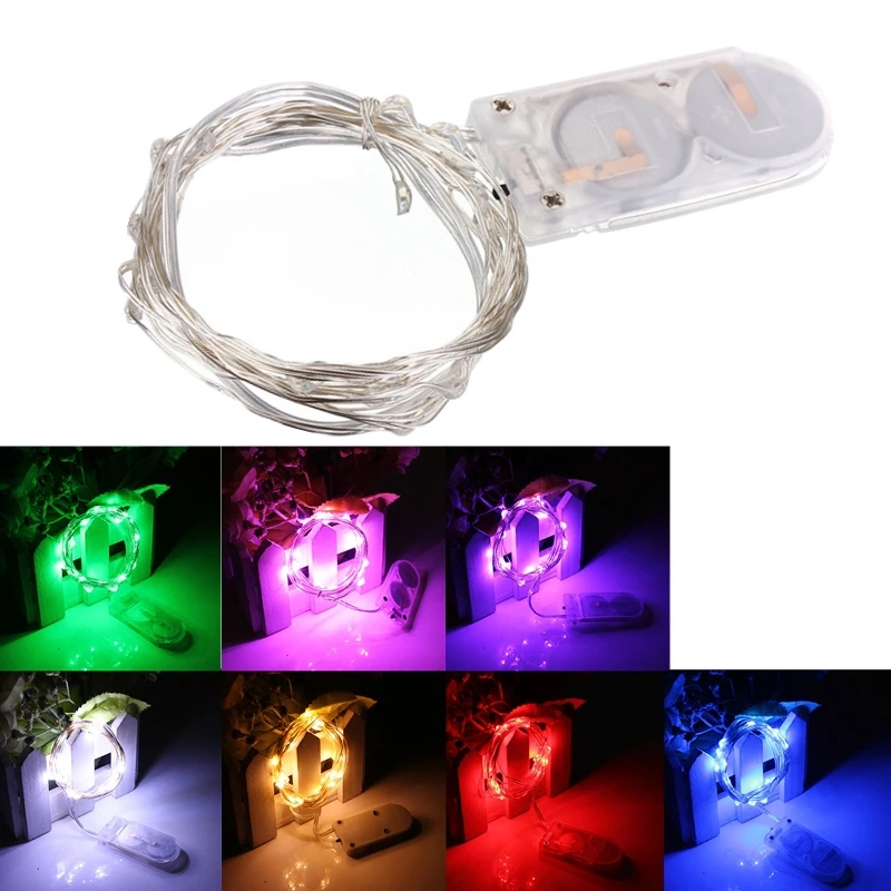 Jiguoor 2M 20LEDS Fairy Lights 20 Micro Starry Light CR2032 Button Battery Operated Silver String for Christmas Wedding Decor
Jiguoor 2M 20LEDS Fairy Lights 20 Micro Starry Light CR2032 Button Battery Operated Silver String for Christmas Wedding Decor