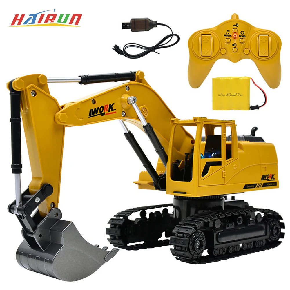 1:24/2.4GHz Wireless RC Excavator Simulation With sound and light Engineering Vehicle Children's Birthday Gift 
1:24/2.4GHz Wireless RC Excavator Simulation With sound and light Engineering Vehicle Children's Birthday Gift