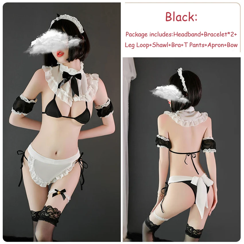 9Pcs/Set Sexy Maid Cosplay Girls Babydoll Erotic Costume Lingerie Mini Skirt Perspective Dress Women Perspective Uniform Outfits
9Pcs/Set Sexy Maid Cosplay Girls Babydoll Erotic Costume Lingerie Mini Skirt Perspective Dress Women Perspective Uniform Outfits