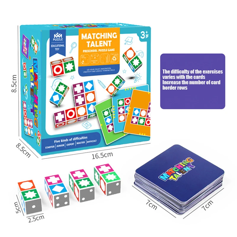 Matching Board Game Children's Wooden Toy Set Parent-child Interactive Intelligence Development Multiplayer Puzzle Matching Toy
Matching Board Game Children's Wooden Toy Set Parent-child Interactive Intelligence Development Multiplayer Puzzle Matching Toy