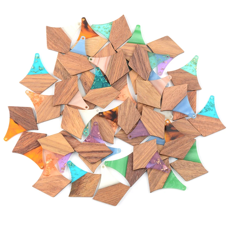 10PC Steamship Earrings Accessories Natural Wood & Resin Splicing Hand Made DIY Making Charms Jewelry Findings & Components
10PC Steamship Earrings Accessories Natural Wood & Resin Splicing Hand Made DIY Making Charms Jewelry Findings & Components